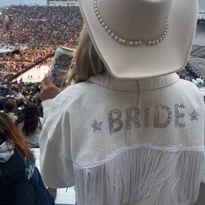 Fringe bride jacket